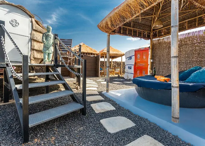 리조트 De Arrieta Village - Yurts And Stone - Shared Pool - Walking Distance To Arrieta - Off Grid